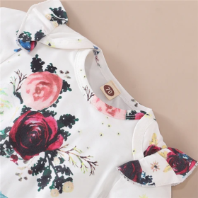 Robe Bébe a fleur 3 piéces – Image 6