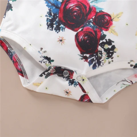 Robe Bébe a fleur 3 piéces – Image 5