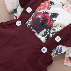 Robe Bébe a fleur 3 piéces – Image 3