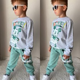 Enssemble garçon mini mousse vert