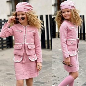 Enssemble fille rose 3piéces – Image 4