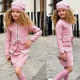 Enssemble fille rose 3piéces – Image 3