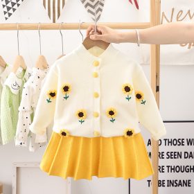 Enssemble fille gardigan tournesol – Image 2