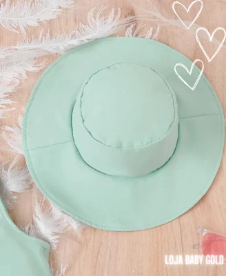 Enssemble 3 pièces avec chapeau vert – Image 5