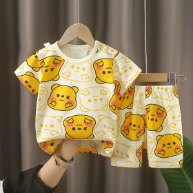 Pyjama 2 pièce Shy Bear jaune