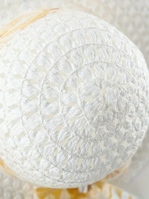 Robe jaune 2 pièce avec nœud mignon – Image 5