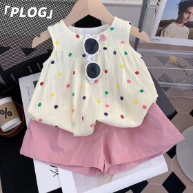 Ensemble 2 pièces short rose