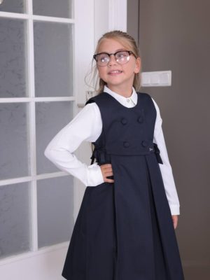 Robe Scolaire bleu Chic & Pratique – Image 5