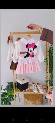 Mini mousse jupe rose