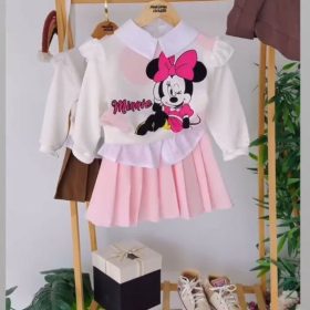 Mini mousse jupe rose