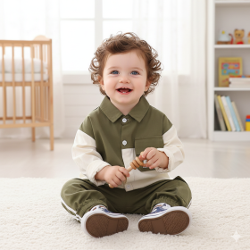 Ensemble Décontracté Vert Olive