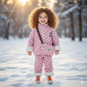 ❄️ Câlin d’Hiver rose 3 piéces