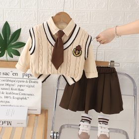 Matchy matchy fille 4 piéces marron – Image 2