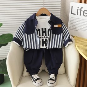 Enssemble Modern Boy bleu 3 piéces – Image 2