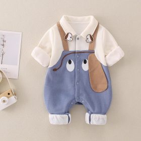 Combinaison Mignon Toutou bleu