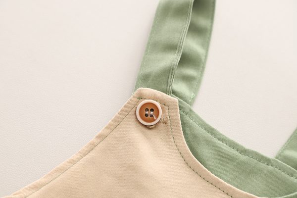 Salopette 2 piéces Mixte Ourson Doux verte – Image 7