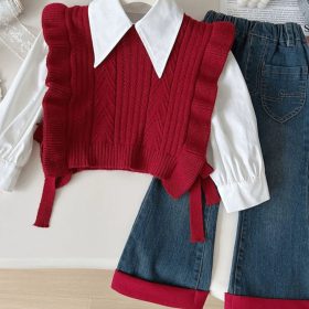 Ensemble Petite Modeuse rouge 3 piéces – Image 2