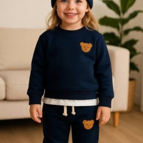 Nounours bleu unisex 3 piéces
