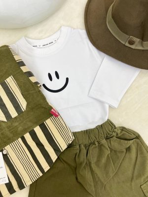 Enssemble Happy Boy kaki 3piéces – Image 16