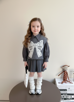 Ensemble Nœud de Luxe gris 3 pieces