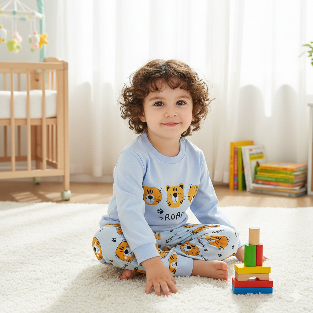 Gemini_Generated_Image_rp9oiqrp9oiqrp9o Pyjama Lion bleu – Image 1