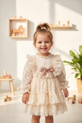 Robe blanc cassé premium