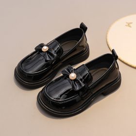 Mocassin noir à perle chic – Image 2