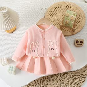 Ensemble deux lapin rose