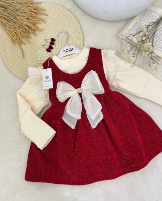 Robe velour Bordeaux doublure coton 2 piéce