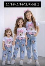 Enssemble Mickey Fashion blanc