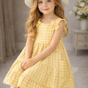 Robe JAUNE avec chapeau
