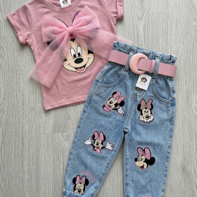 Enssemble Mickey Fashion rose