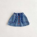Enssemble 2 piece jupe fraise Jean – Image 2