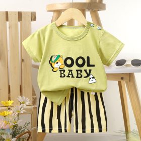 Pyjama coton baby cool vert