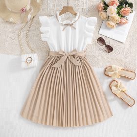 Robe Beige Et Blanc