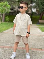 Mini Boss chemise beige