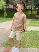 Mini Boss chemise marron