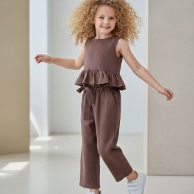 Enssemble fille Brown Summer