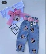 Enssemble Mickey Fashion blanc – Image 2