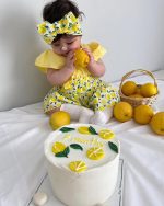 Robe bébé citron 🍋 3 pièces – Image 3