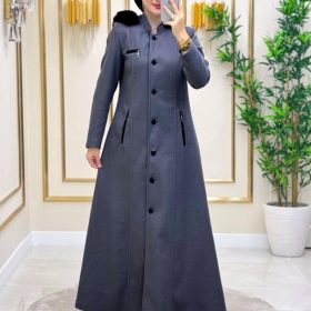 Manteau longue gris
