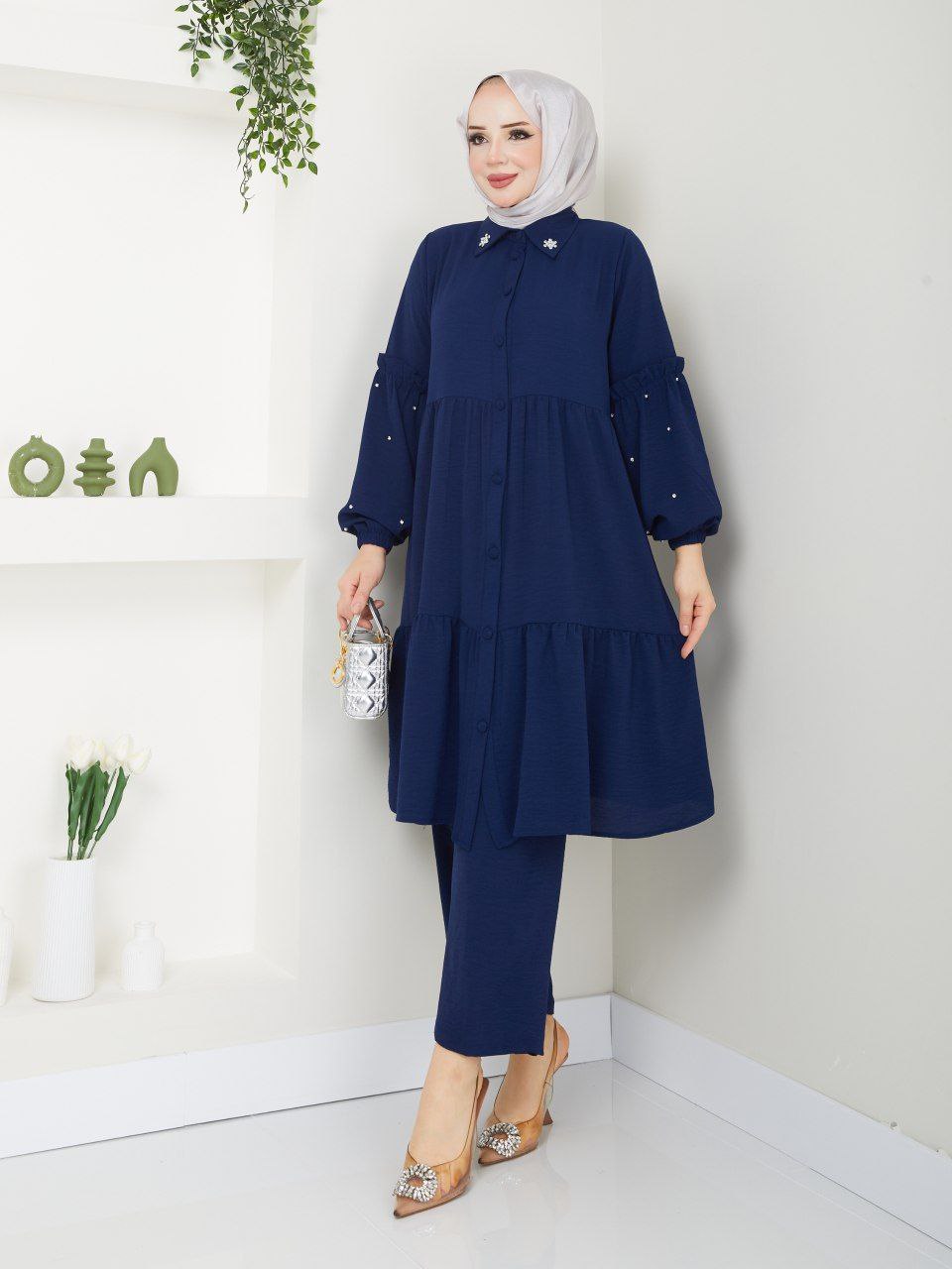 IMG_20240519_110030_456 Enssemble 2 piece pontalon bleu – Image 1
