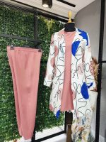 Ensembe 3 pieces rose et bleu