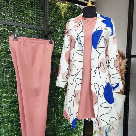 Enssembe 3 pieces rose et bleu