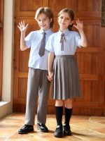 Ensemble Garçon Uniforme gris 3piéces – Image 2