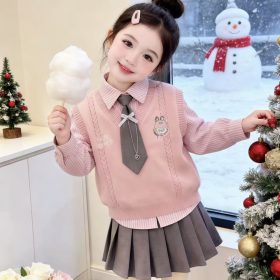 Ensemble Écolière pink 4piéces