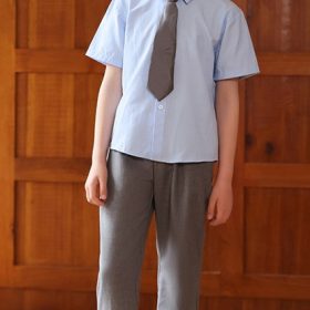 Ensemble Garçon Uniforme gris 3piéces