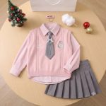 Ensemble Écolière pink 4piéces – Image 2